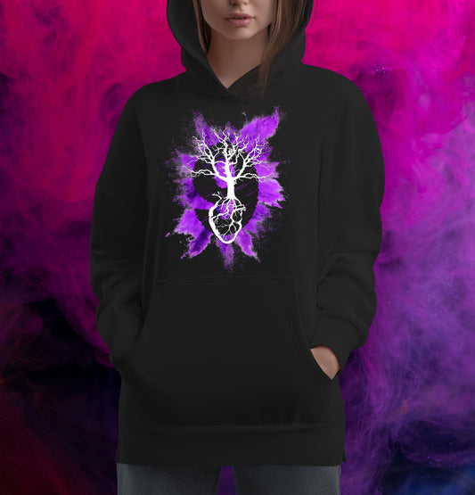 Smoke logo hoodie